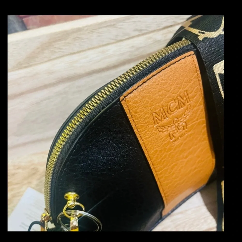 Authentic MCM Beauty Pouch – DIY Converted to Crossbody - Picture 5 of 8